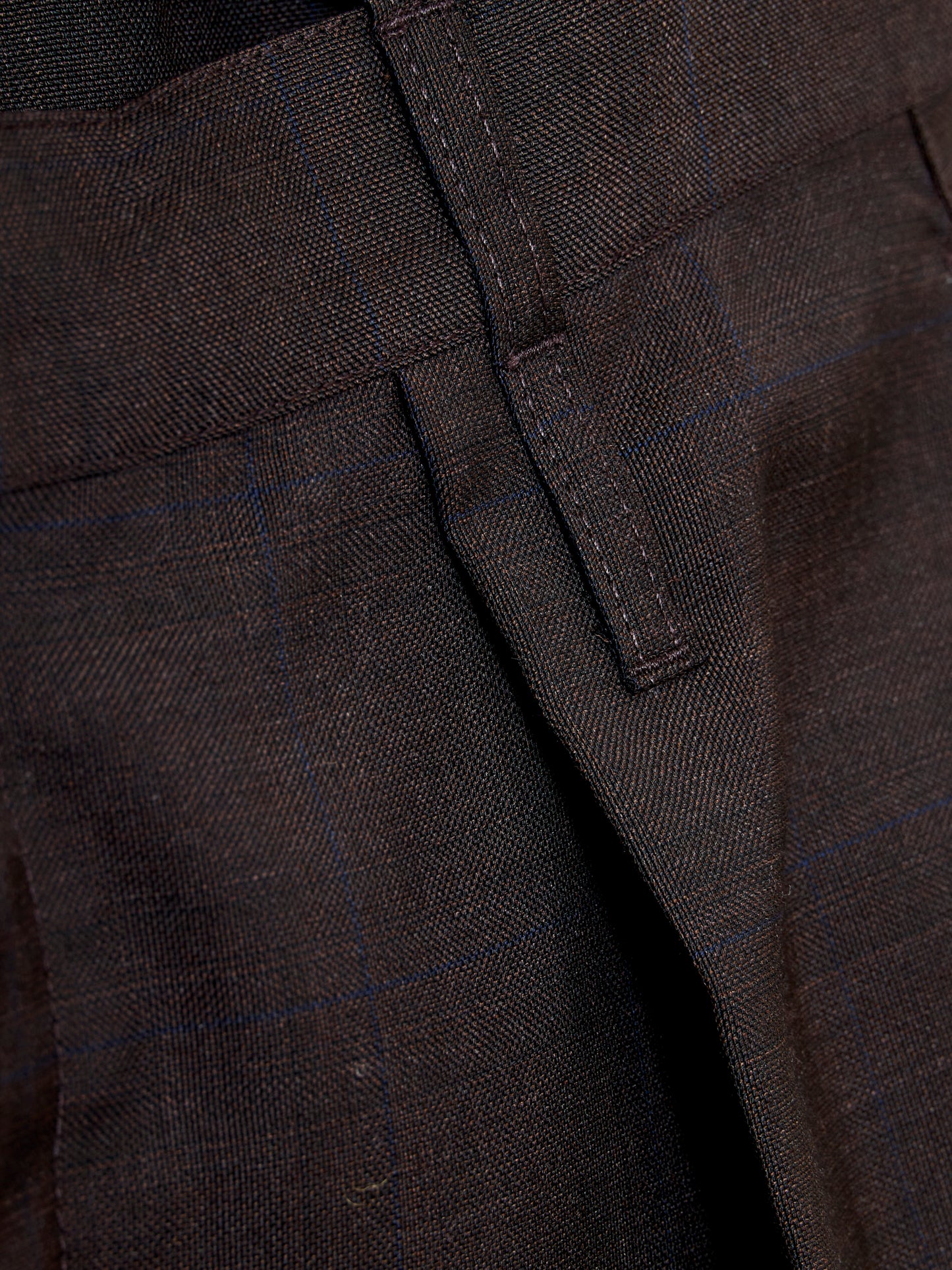 Leeden Tailored Trousers- Cocao Fine Check
