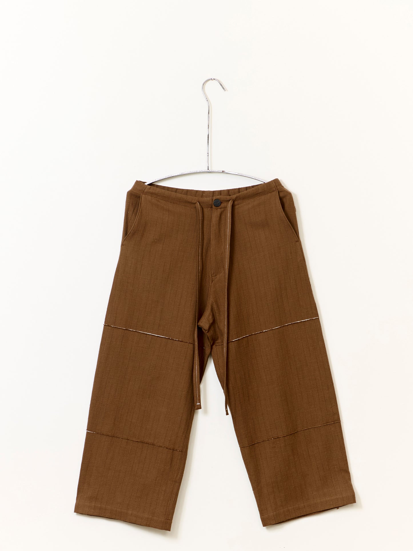 Haytor Trousers - Ochre Pinstripe
