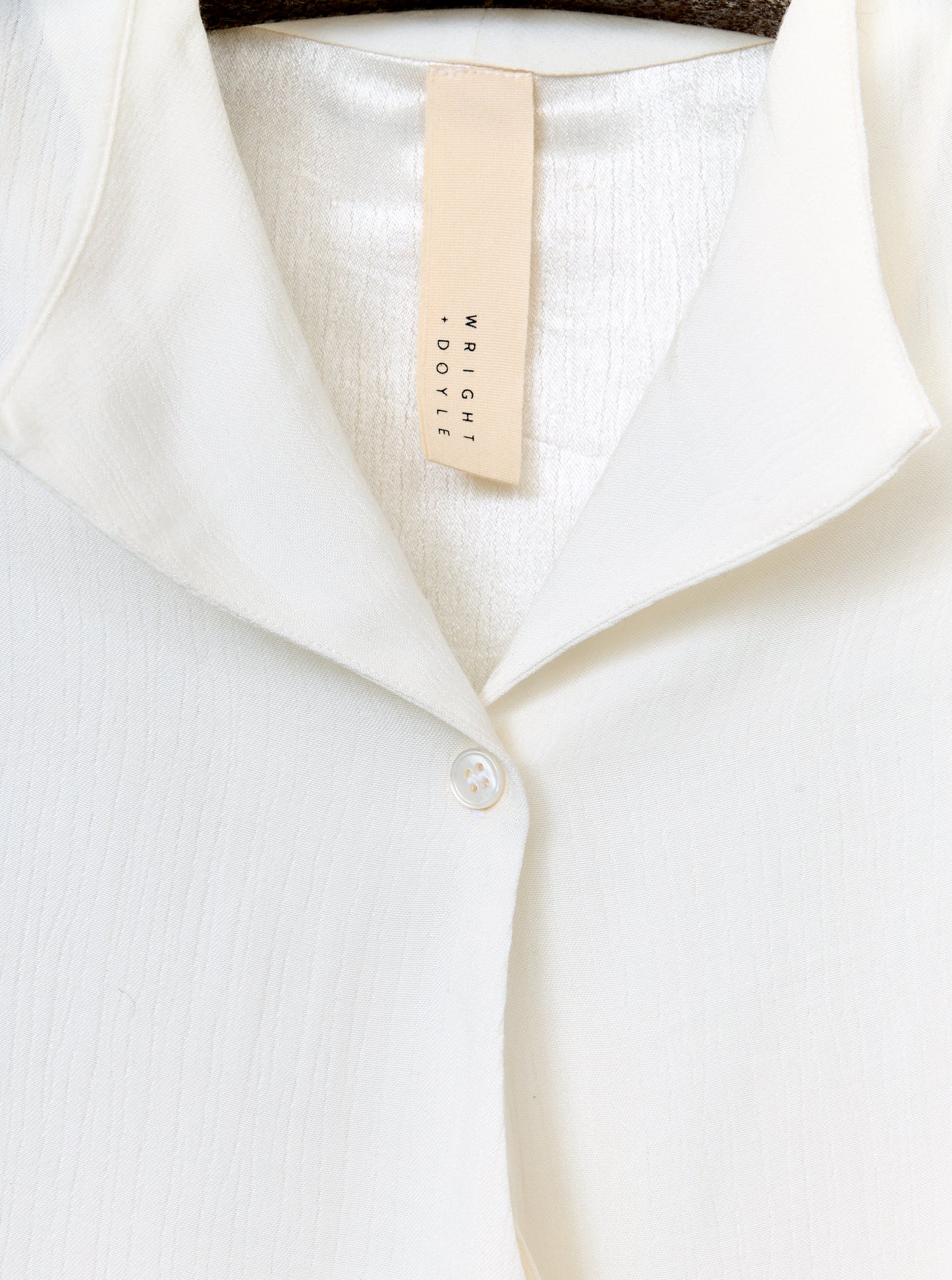 Joyce Shirt - Bone Silk