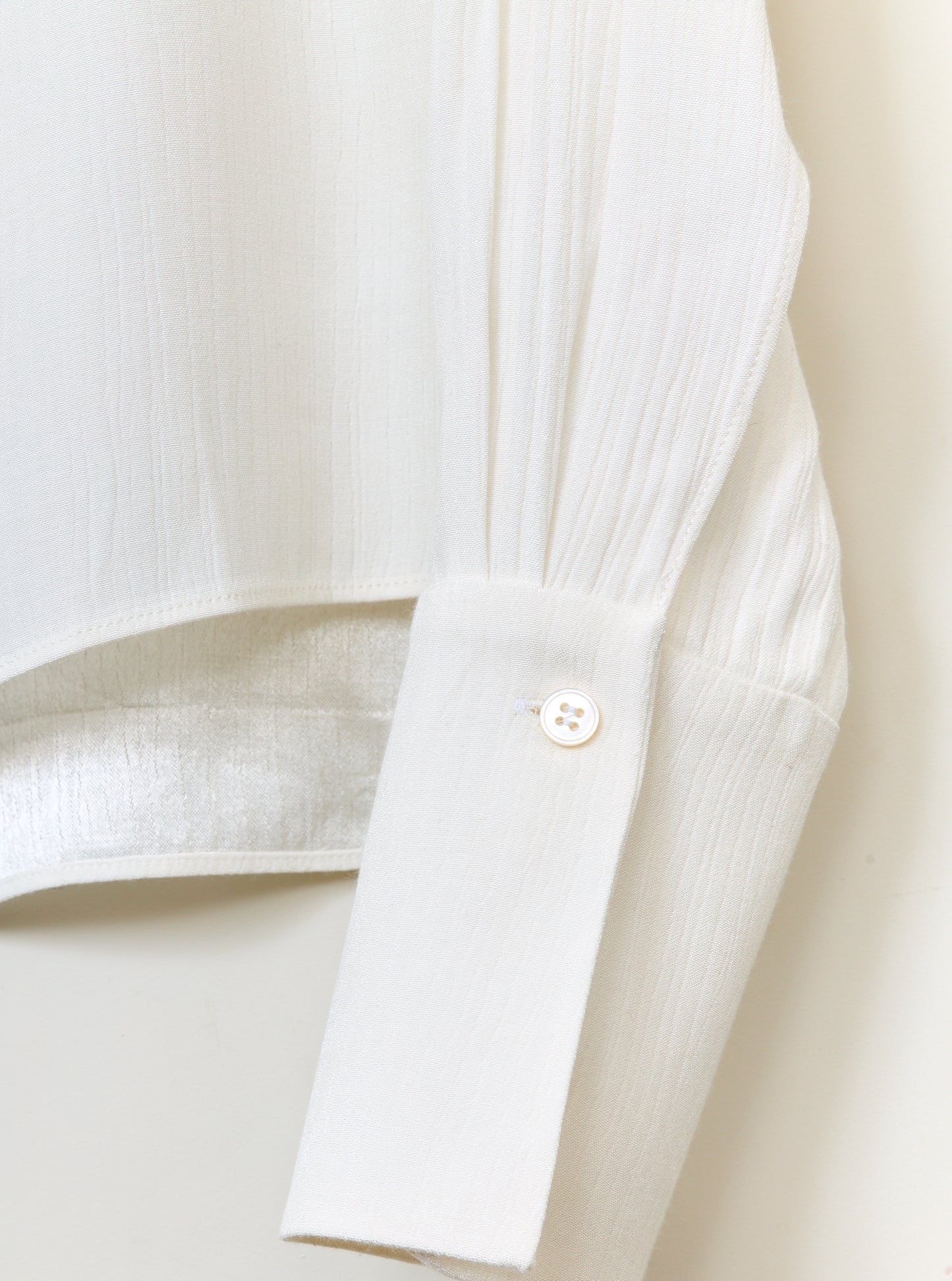 Joyce Shirt - Bone Silk