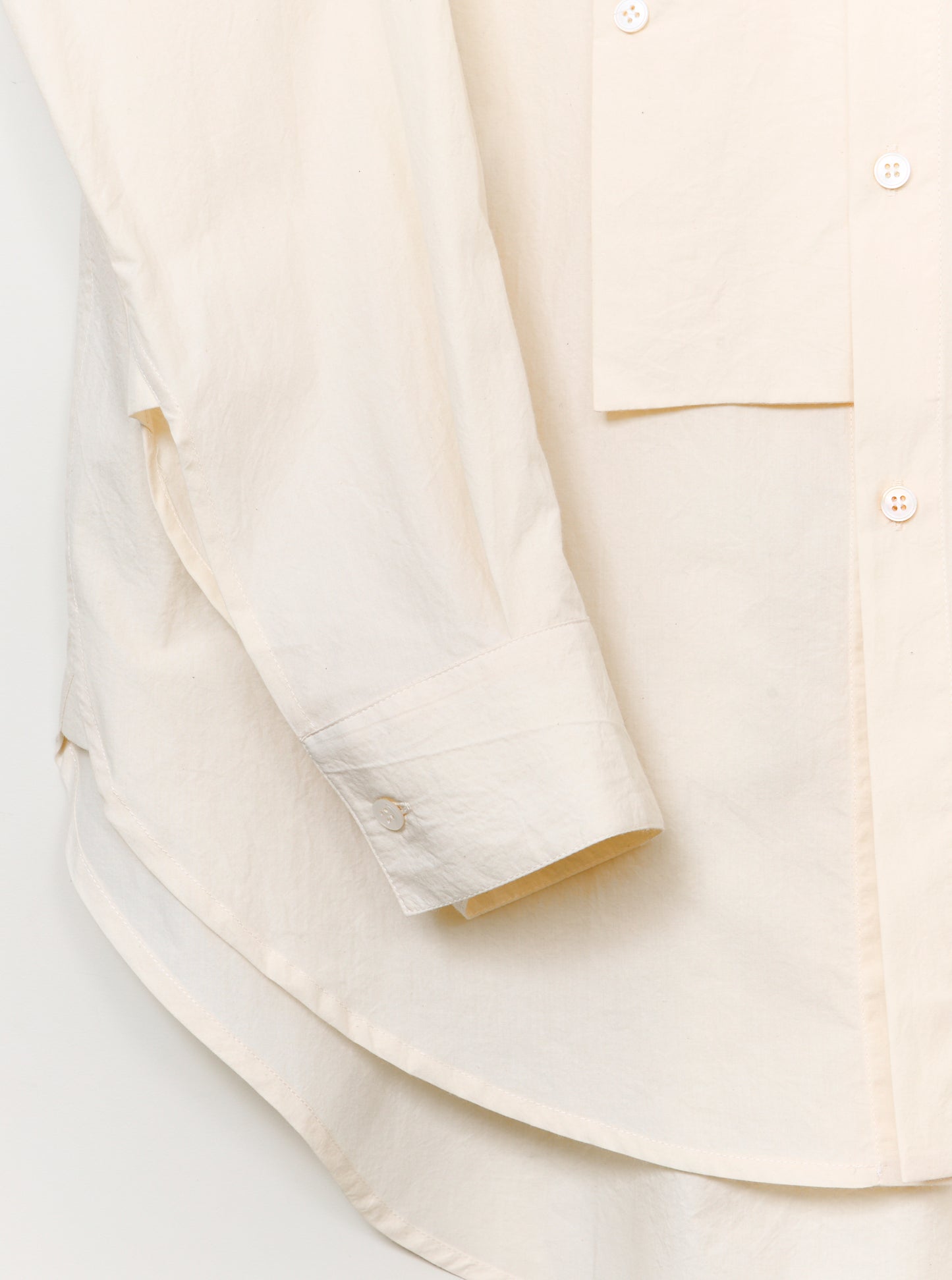 Beaduc Shirt - Chalk Cotton