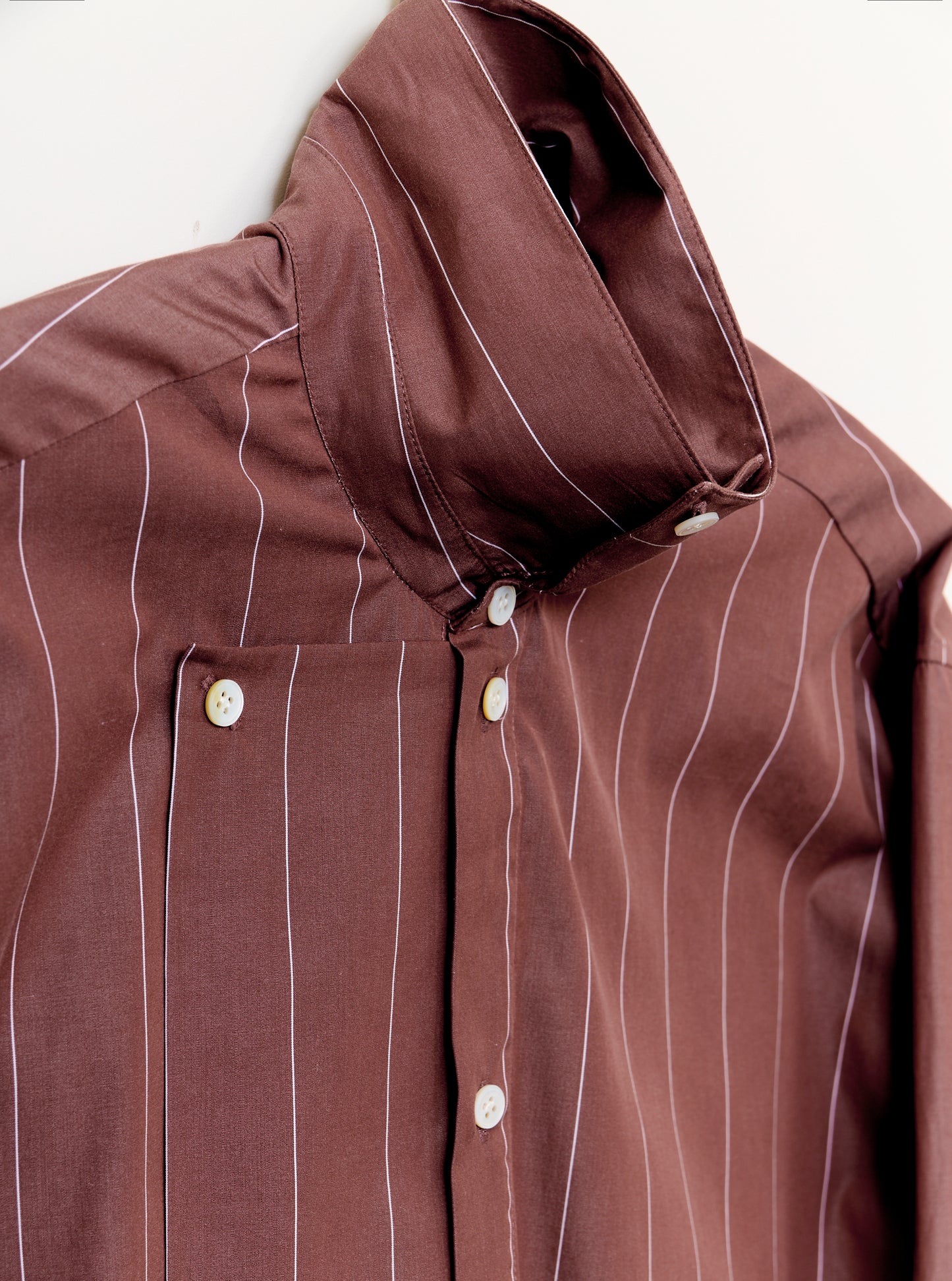 Beaduc Shirt - Pompeian Stripe Cotton