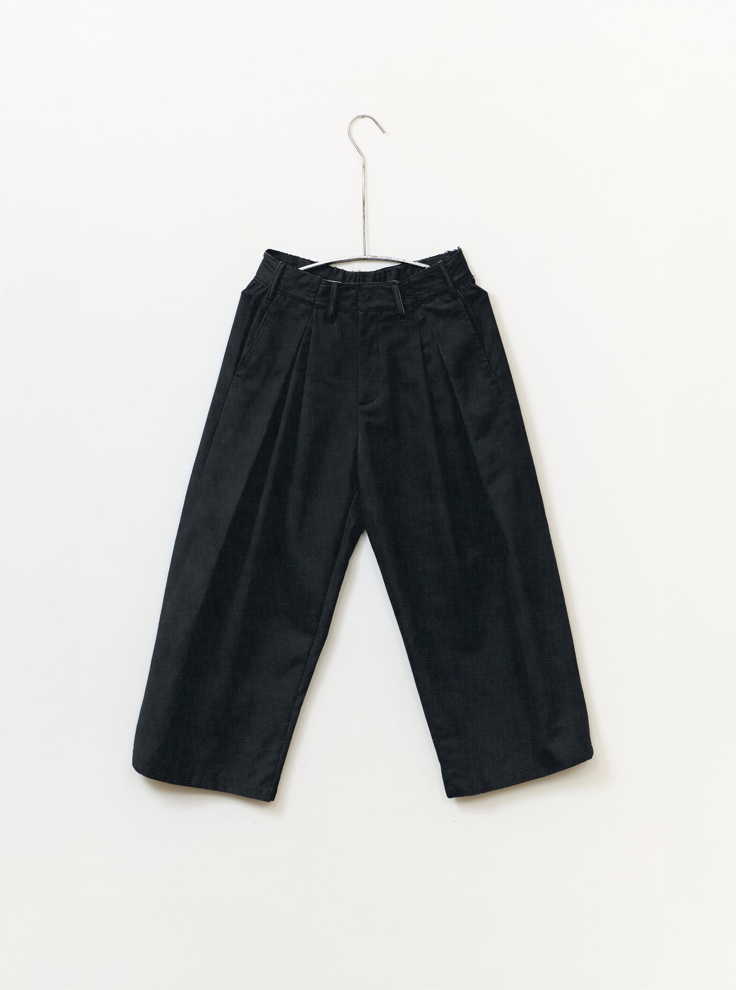 Kassel Trousers - Alga Green Wool Cotton Twill