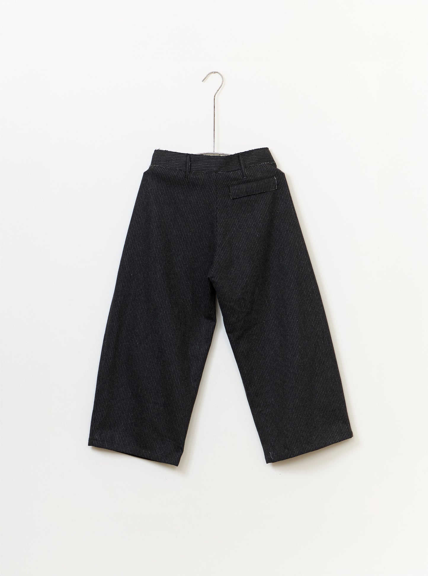 Kassel Trousers - Cacao Pinstripe Wool