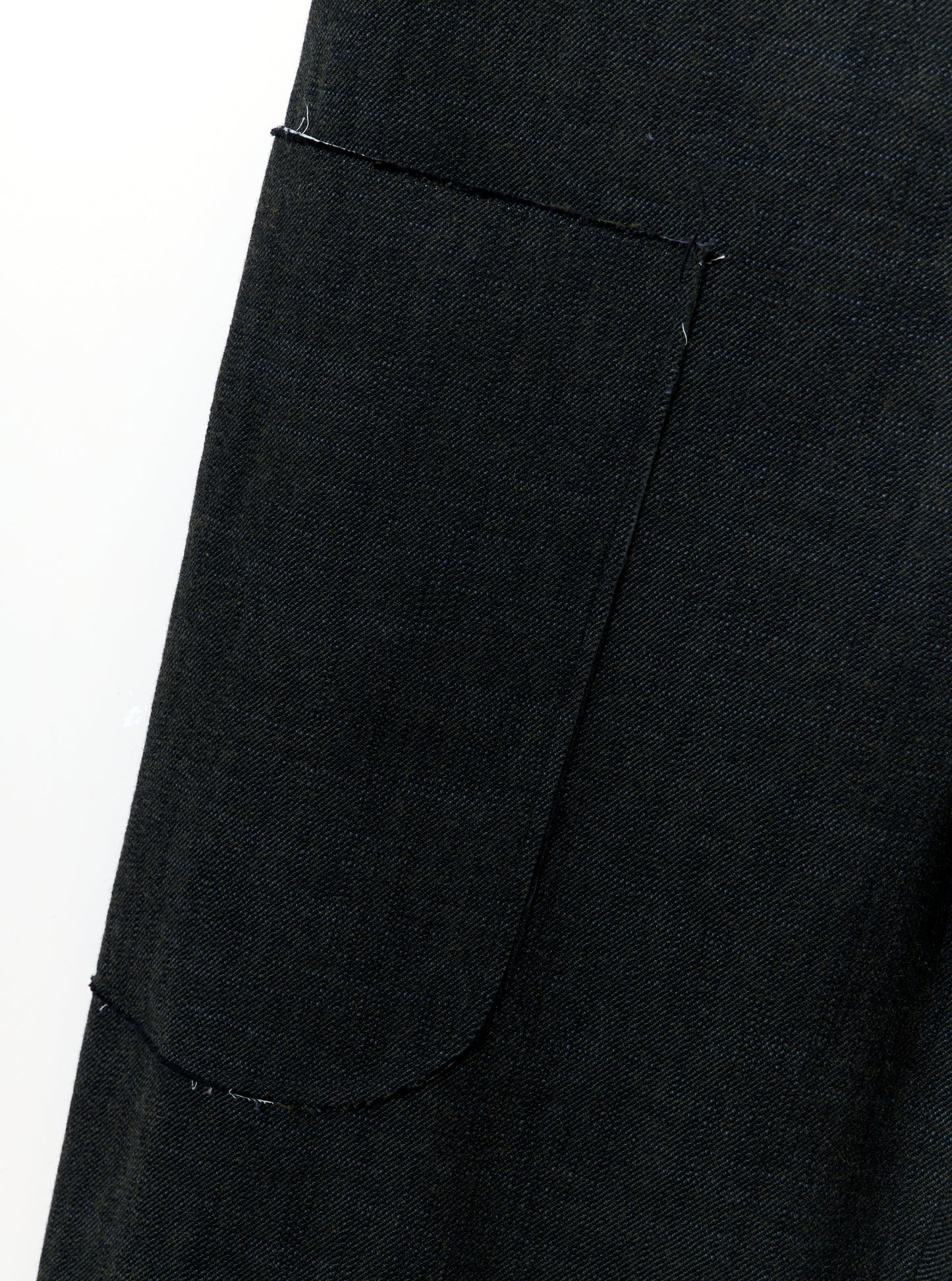 Wilhelm Trousers - Alga Green Wool Cotton Twill