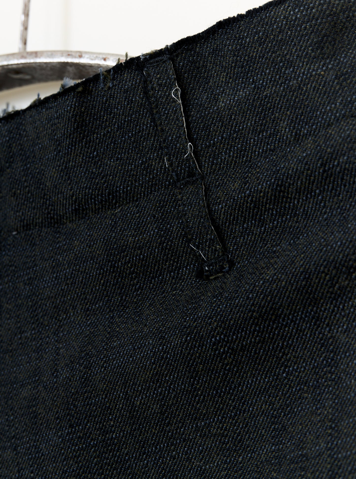 Wilhelm Trousers - Alga Green Wool Cotton Twill