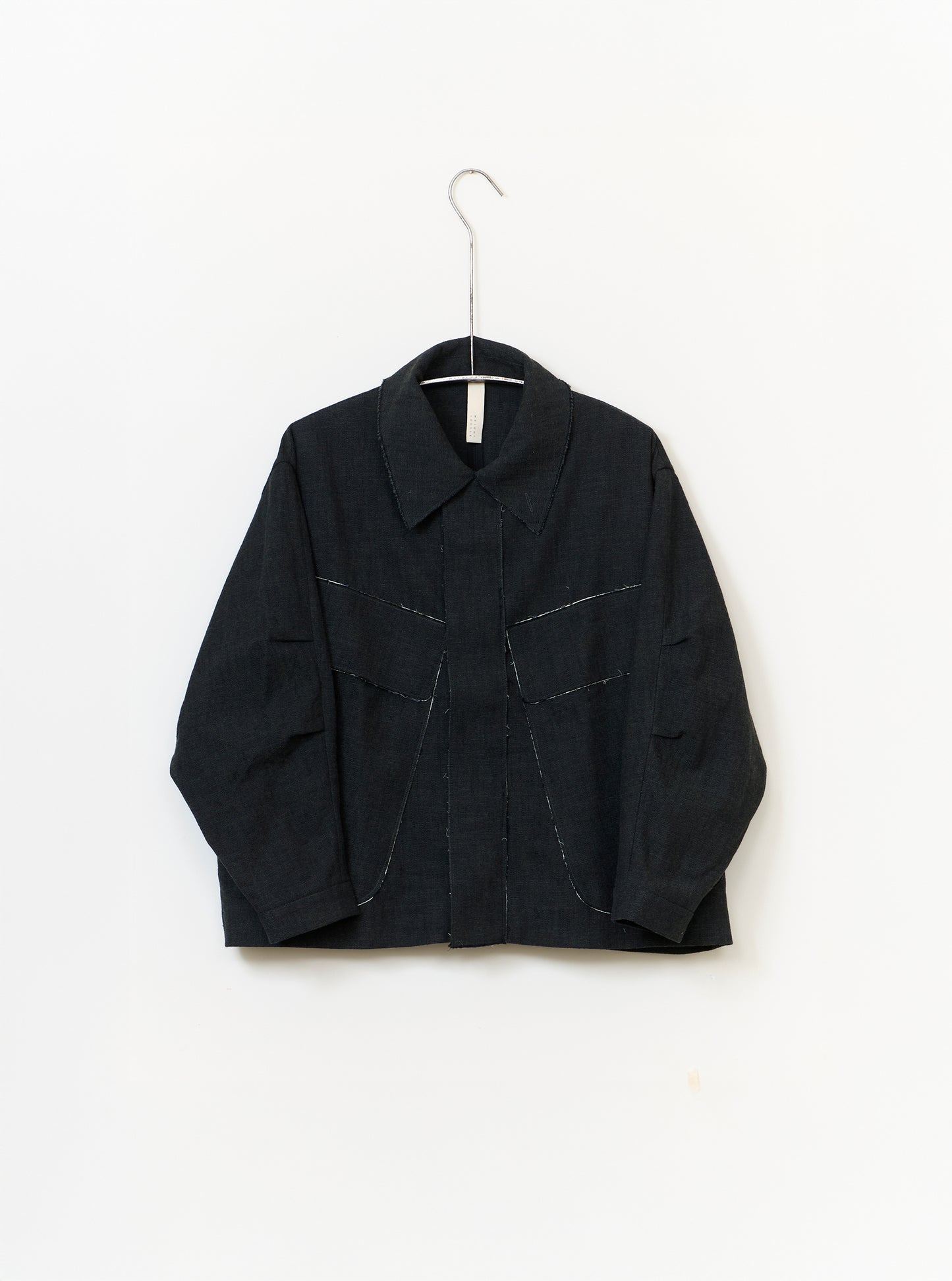 Langhaus Jacket - Alga Green Wool Cotton Twill