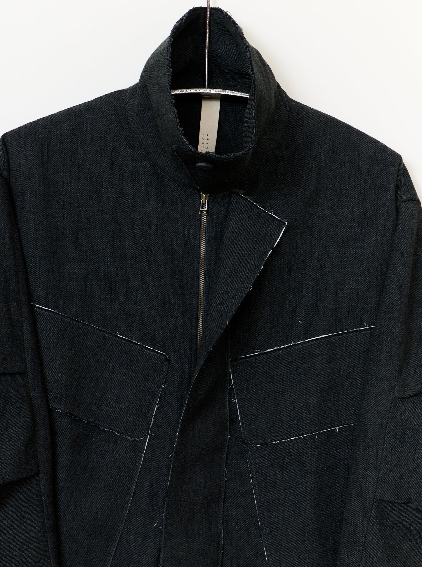 Langhaus Jacket - Alga Green Wool Cotton Twill