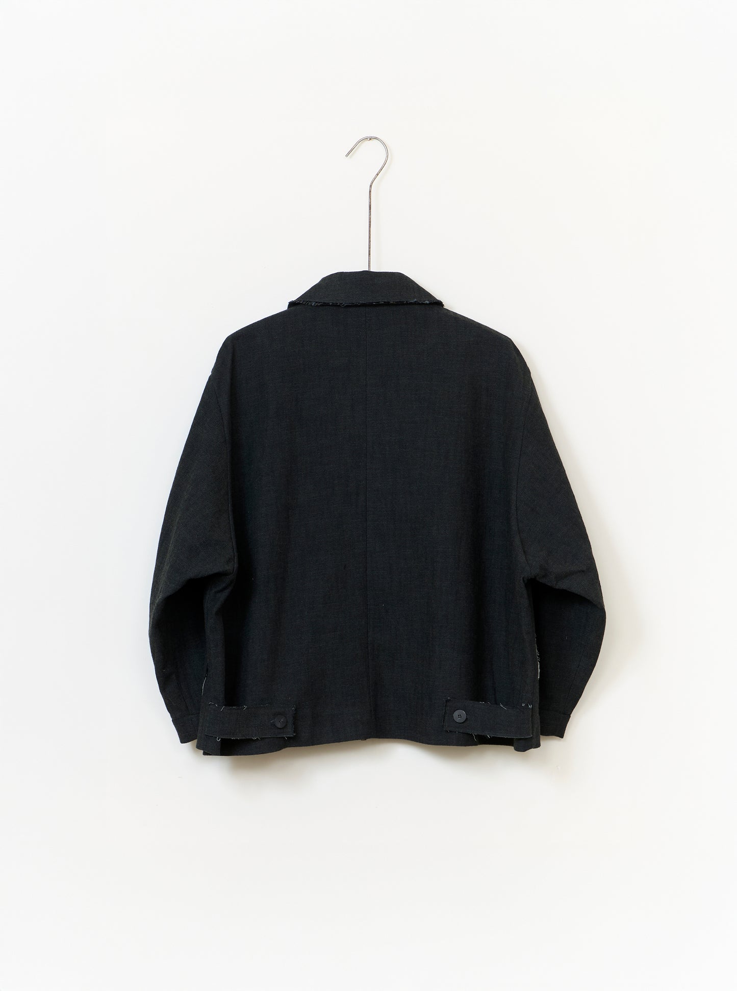 Langhaus Jacket - Alga Green Wool Cotton Twill