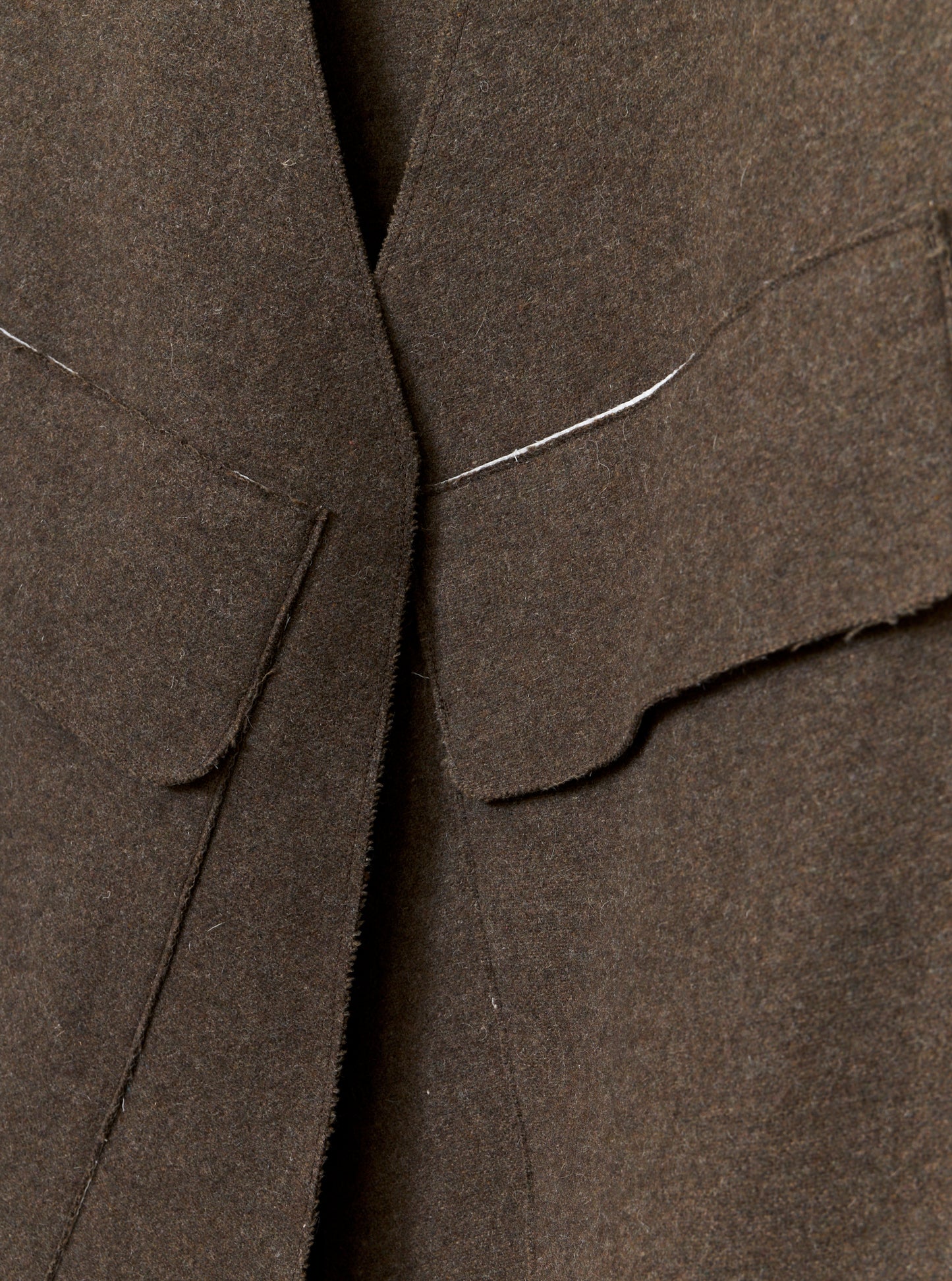 Dayton Pocket Vest - Bracken Wool