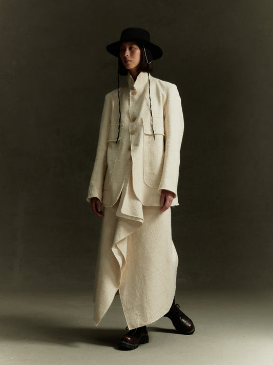 Stanhope Jacket - Alabaster Yak & Nettle