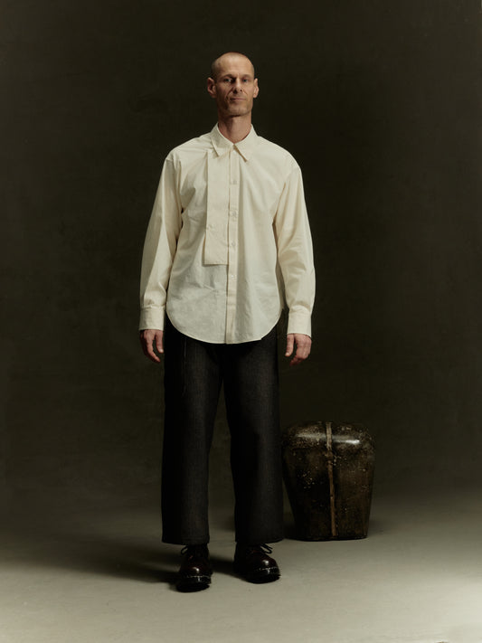 Beaduc Shirt - Chalk Cotton
