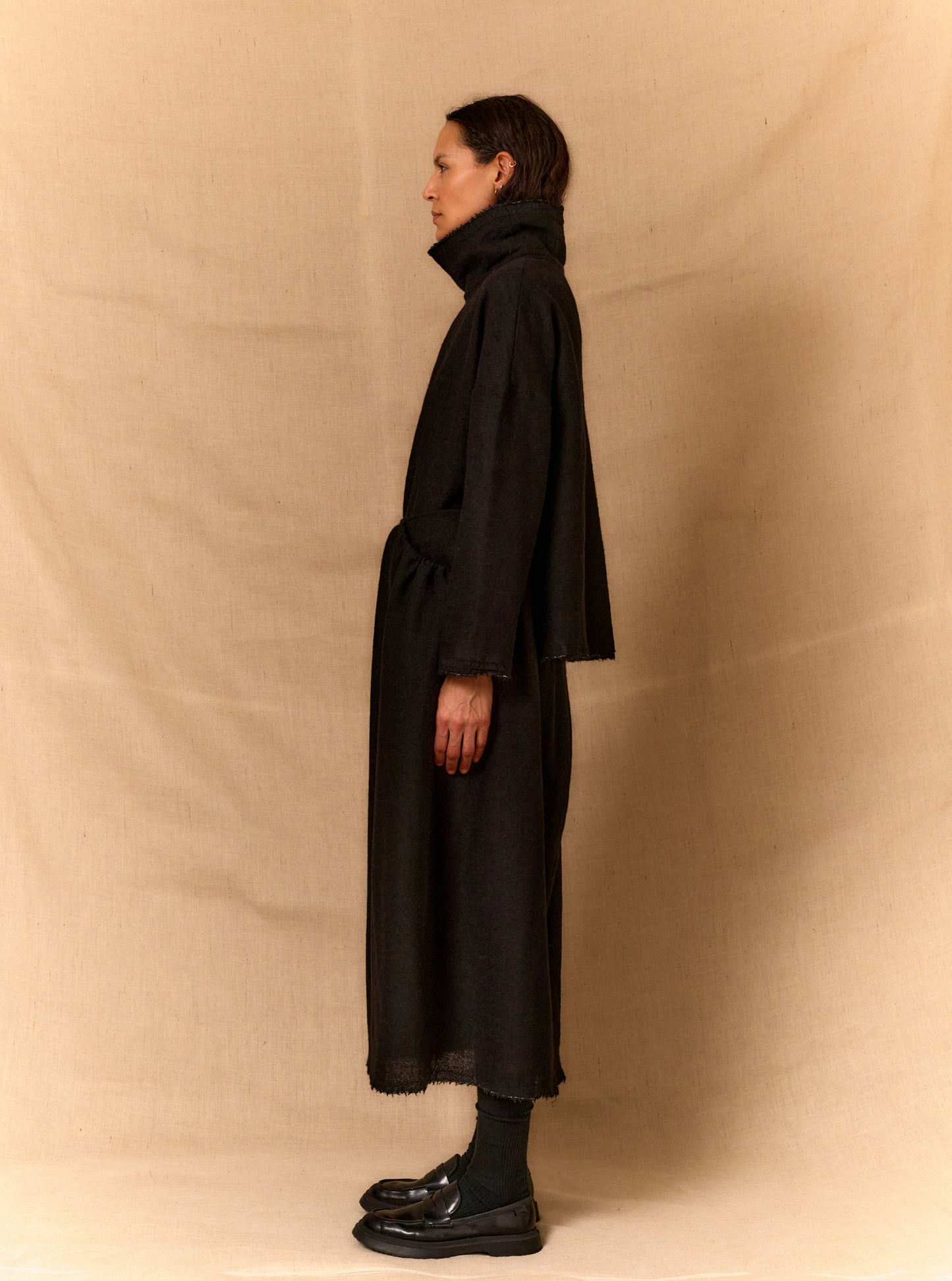 Geant Skirt - Ebony Wool