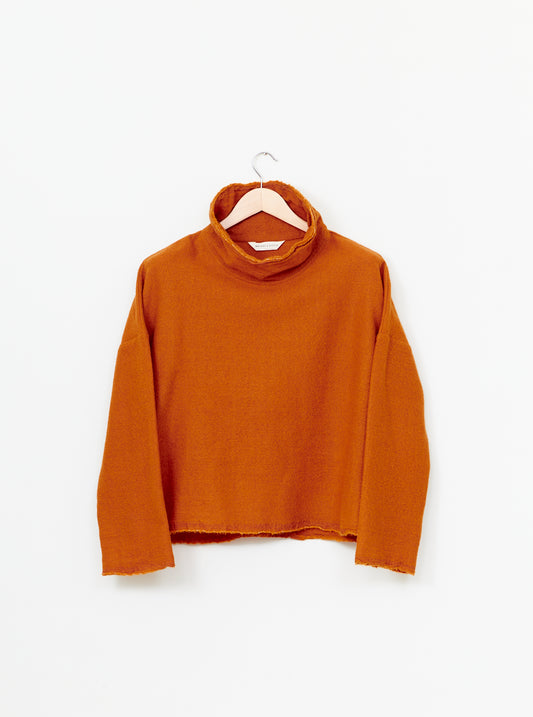 Lotura Funnel Neck - Saffron Wool