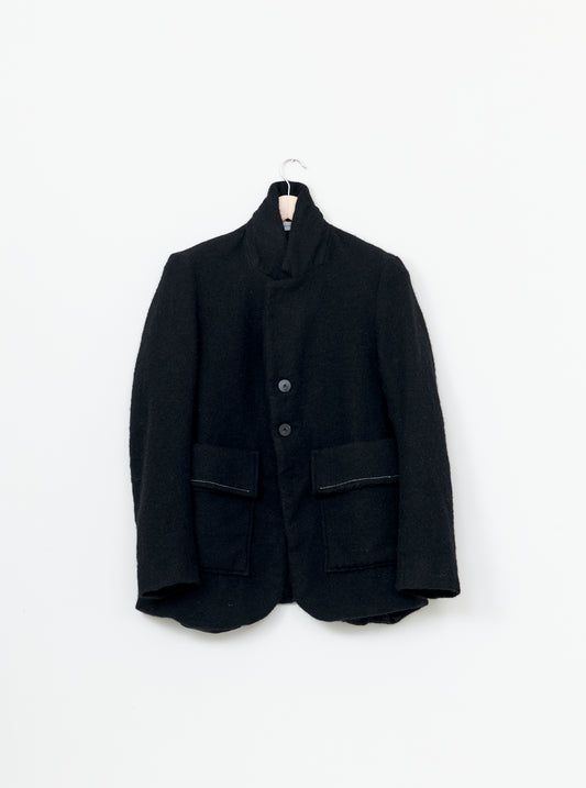 Lucien Tailored Jacket - Ebony Wool