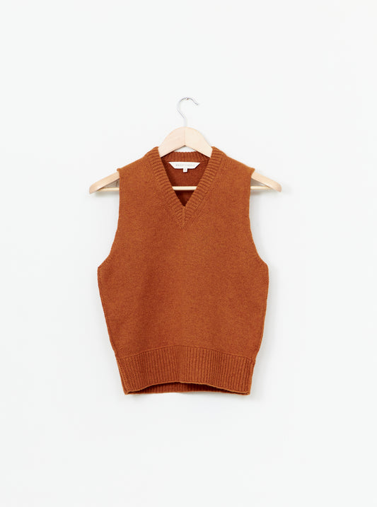 Lorca Vest - Saffron Wool