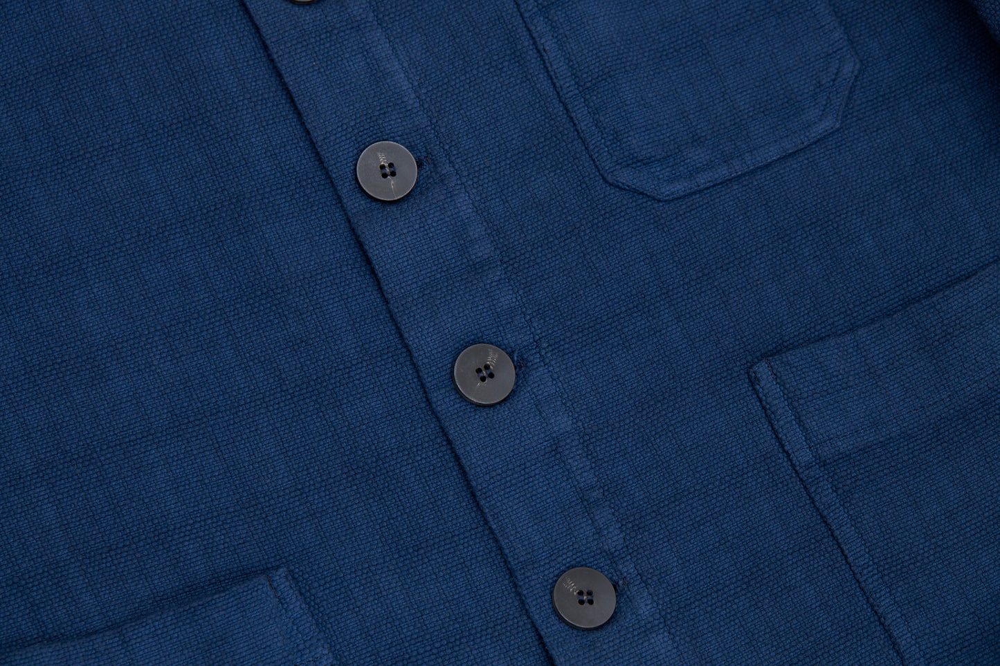 Propegator's Jacket without Liner - Handwoven Indigo Canvas