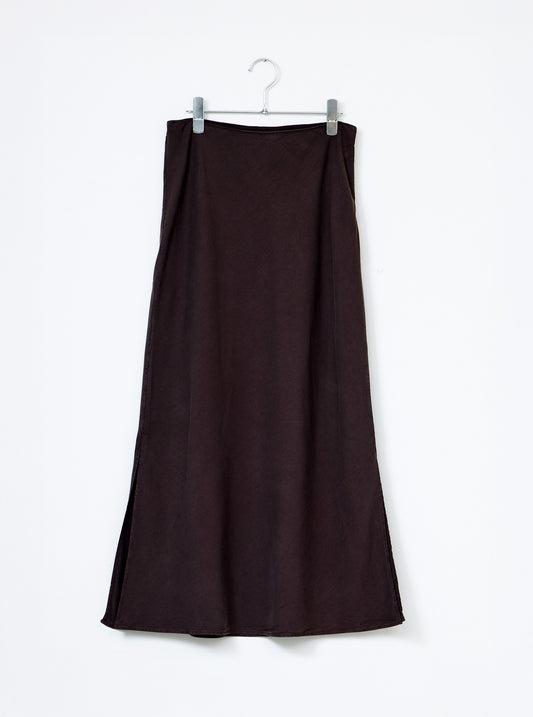 Bias skirt - Washed Cacao Tencel