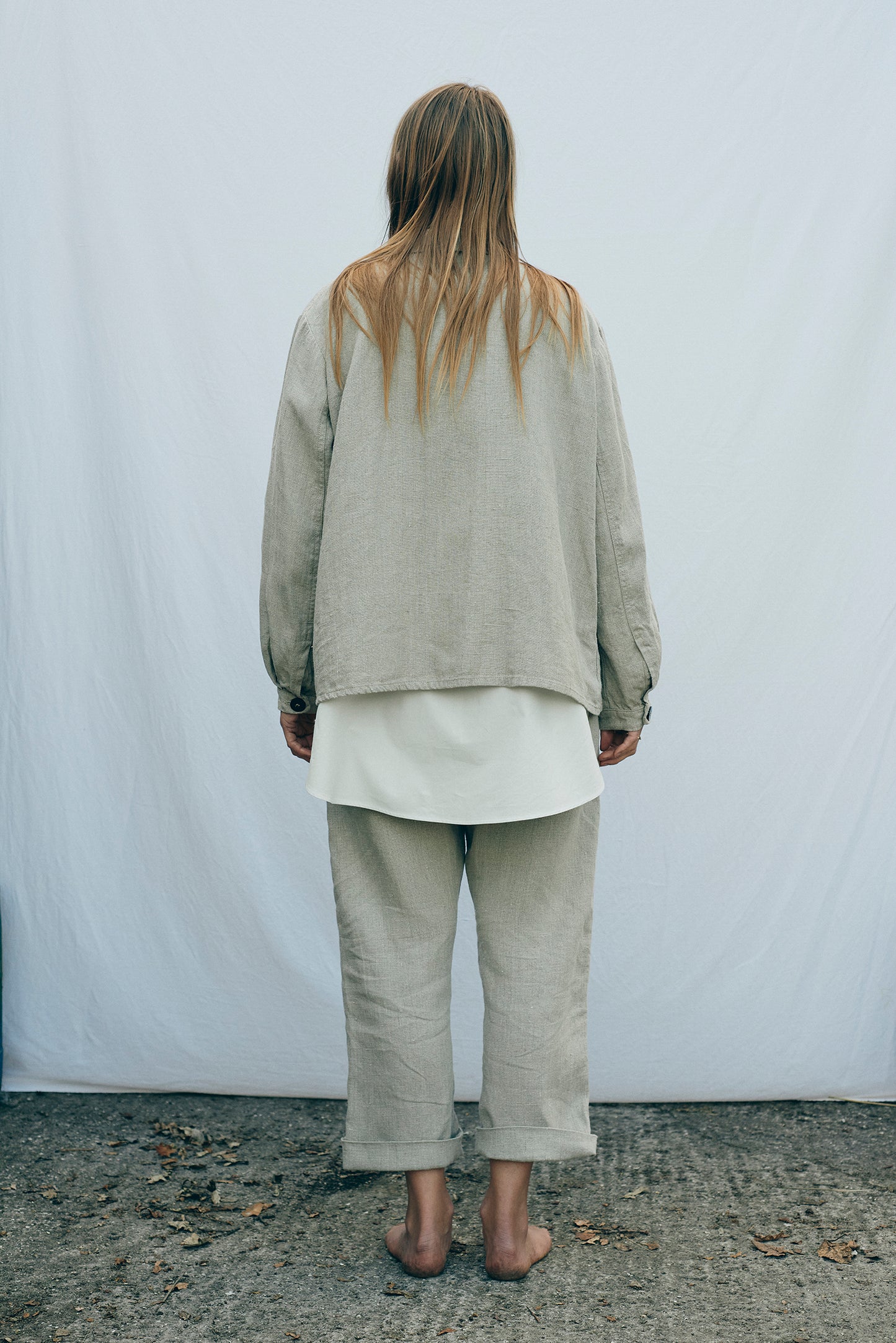 Propagator's Jacket with Liner - Natural Raw Linen