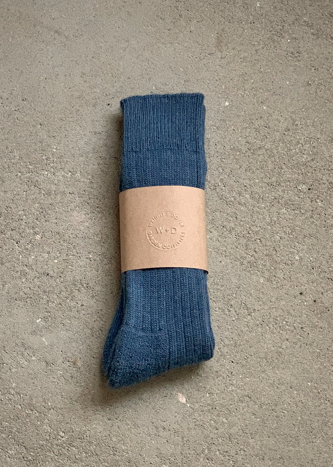 Working & Walking Socks - Sea Blue Alpaca Wool