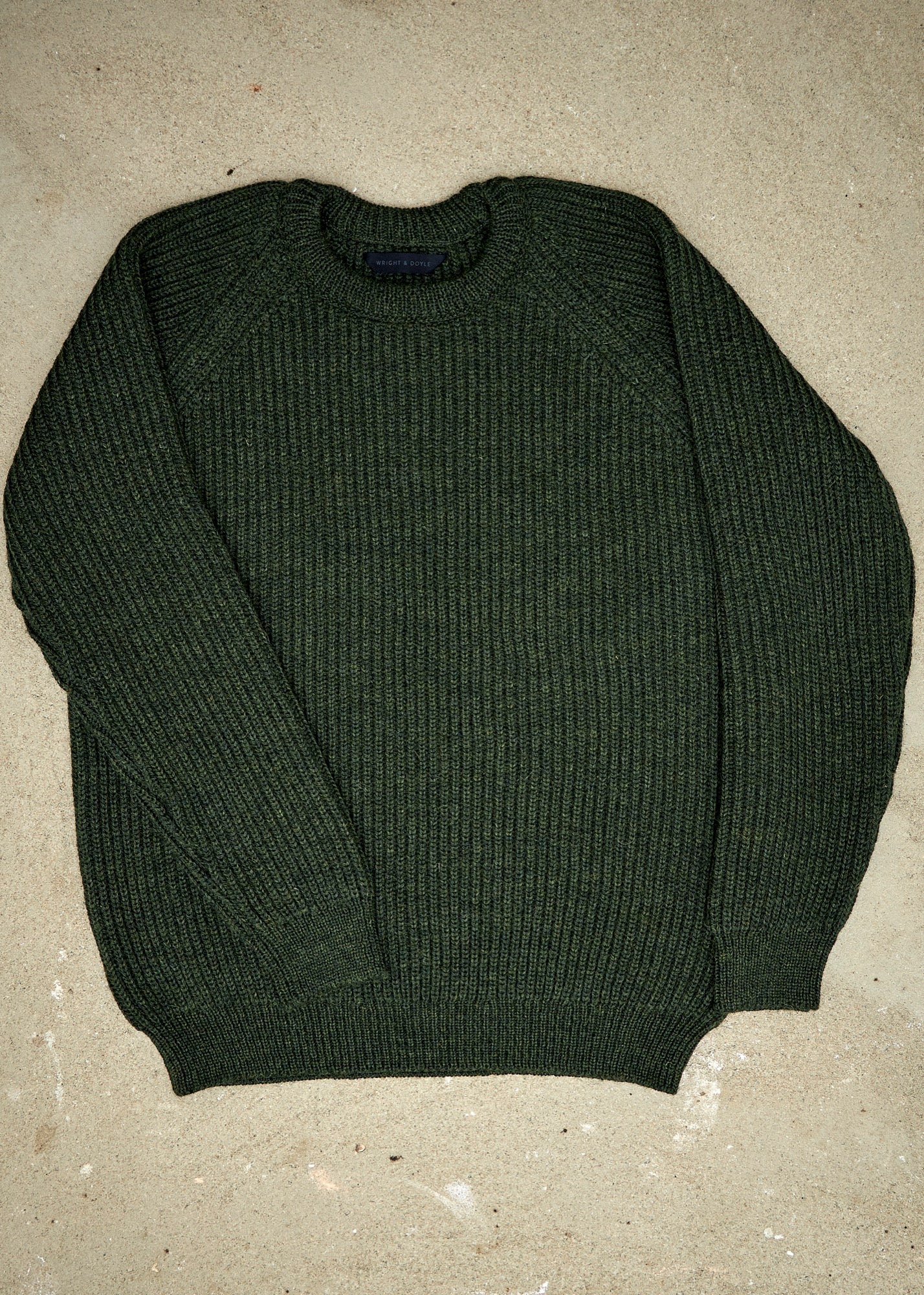 Field Jumper - Moss Green Wool