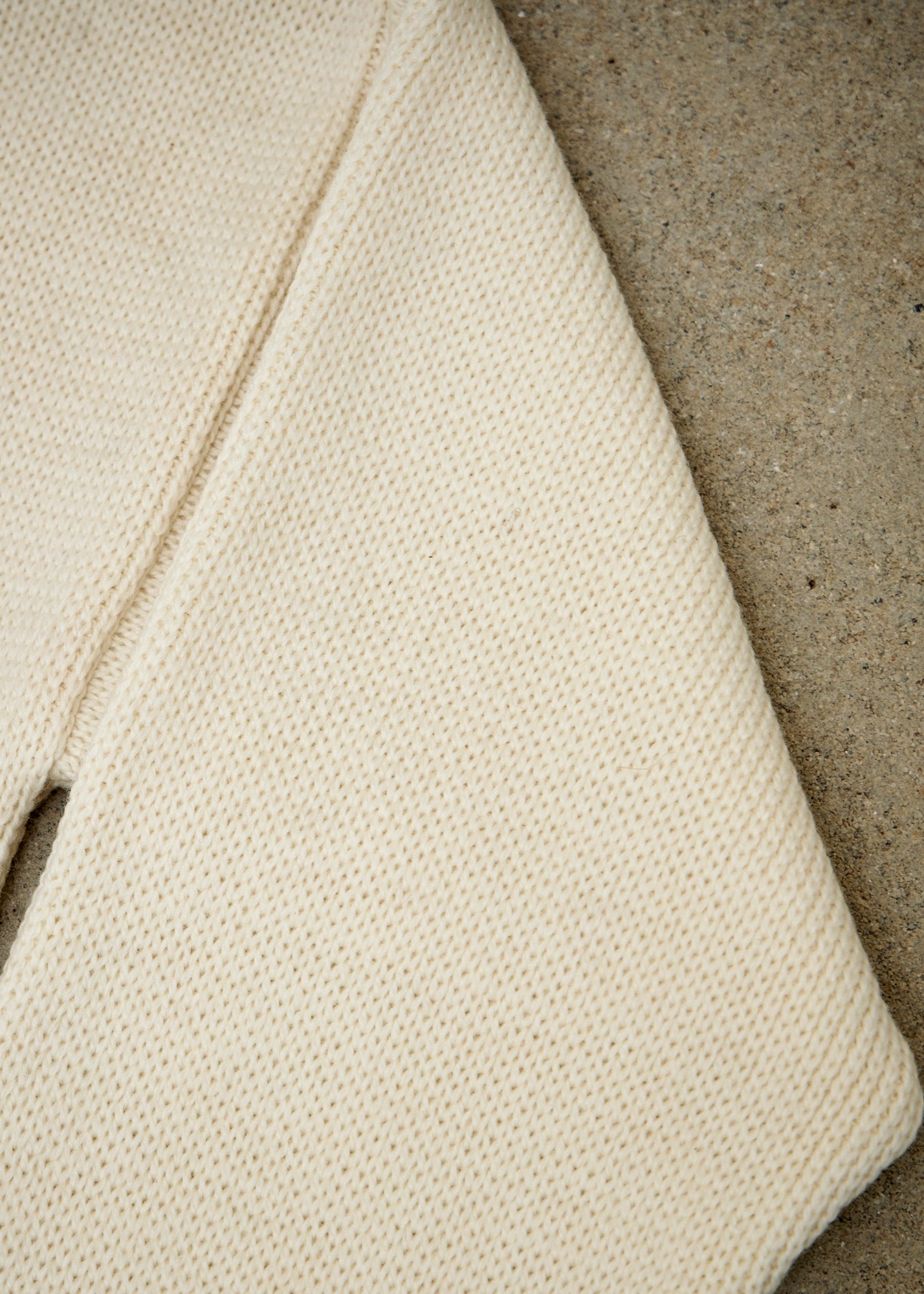 Merino Submariner Roll Neck - Cream